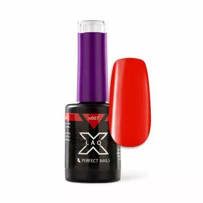 LacGel LAQ X Gél Lakk 8ml - Red Lipstic x007 - The Red Classic
