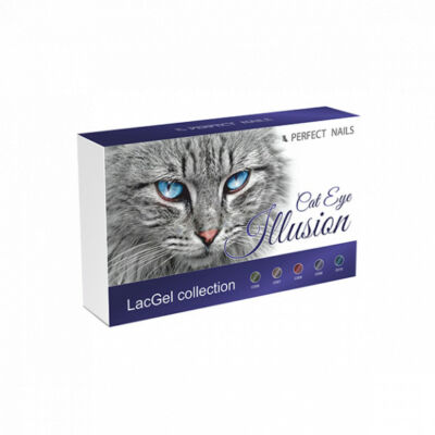 Perfect Nails Cat Eye Illusion Gél lakk szett