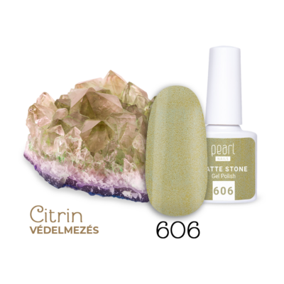 Matte Stone 606 Gél lakk - Citrin 7ml